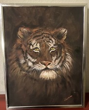 Vintage painting tiger for sale  Laughlin