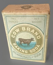 Bicarbonato de sódio marca vaca pequena caixa lacrada 2 oz Church & Dwight bicarbonato vintage comprar usado  Enviando para Brazil