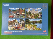 Gibsons 4x500piece jigsaw for sale  EXETER