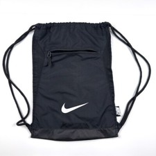 Bolsa de ginástica Nike Alpha Adapt preta branca cinch sapato mochila cordão BA5256-010, usado comprar usado  Enviando para Brazil