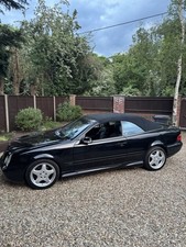 mercedes clk amg black for sale  ABINGDON