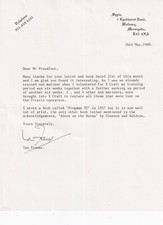 Letter signed lieutenant for sale  UK