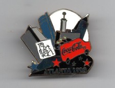 Broche Coca-Cola dos Jogos Olímpicos ATLANTA 1996, usado comprar usado  Enviando para Brazil