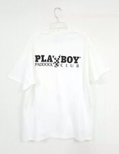Camiseta Playboy Paddock Club quadriculada corrida de cavalos branca tamanho XL comprar usado  Enviando para Brazil