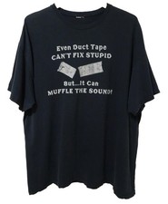 Camiseta punk skate engraçada estúpida e desgastada vintage anos 90 Y2K fita adesiva não consegue consertar comprar usado  Enviando para Brazil