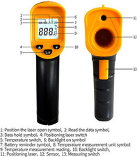 Laser infrared thermometer for sale  WESTON-SUPER-MARE