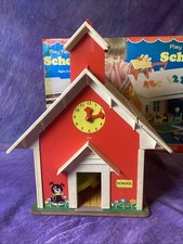 Secretária vintage Fisher Price Little People 923 School House PlayGround LEIA comprar usado  Enviando para Brazil