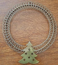 Metal christmas card for sale  Broadway