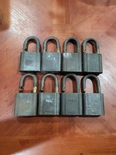 Lote de 8 fechaduras vintage de Yale com chaves iguais comprar usado  Enviando para Brazil