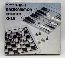 Schach backgammon checker gebraucht kaufen  Geilenkirchen