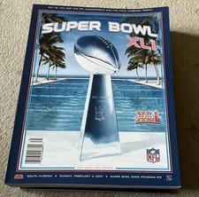 Superbowl program xli for sale  BLACKPOOL