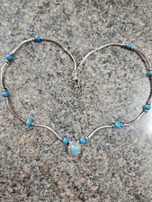 Sterling silver turquoise for sale  GRANTHAM