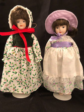 MUÑECAS DE PORCELANA DE REGALO DE COLECCIÓN WORHAM WORLD OF GORHAM - JUEGO DE 2 segunda mano  Embacar hacia Mexico