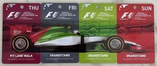 Ingresso passe de 4 dias Lewis Hamilton 2º título de F1🏆2014 Abu Dhabi F1 Grand Prix comprar usado  Enviando para Brazil