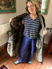 Women shearling leather for sale  SHREWSBURY