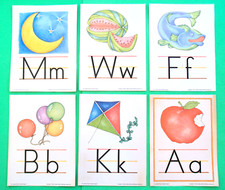 Picture alphabet cards for sale  Tucson