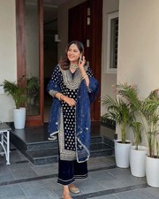 Terno de casamento designer Bollywood vestido indiano Salwar Kameez paquistanês comprar usado Terno de casamento designer Bollywood vestido indiano Salwar Kameez paquistanês comprar usado  Enviando para Brazil