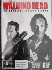 DVD da 7ª temporada de The Walking Dead, 2017, conjunto de 6 discos em muito bom estado, frete grátis rastreado! comprar usado  Enviando para Brazil