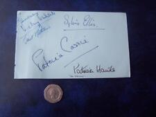 Autógrafo Patricia Cassie, Janet Matthews, Sylvia Ellis, Patricia Hawks (SA1), usado comprar usado  Enviando para Brazil