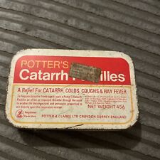 Vintage potters catarrh for sale  POOLE