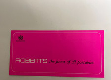 Roberts radio ric2 for sale  HUNTINGDON