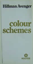 Hillman avenger colour for sale  BATLEY