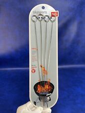 Usado, Good Cook conjunto de 4 espetos design plano para churrasqueira churrasqueira churrasqueira churrasqueira churrasqueira churrasqueira churrasqueira de verão comprar usado  Enviando para Brazil