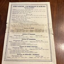 Orario ferroviario stazione usato  Villanova del Ghebbo