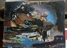 Tableau abstrait signature d'occasion  Bardos