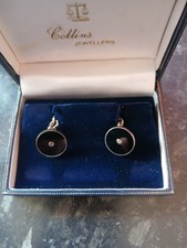 Vintage silver cufflinks for sale  NOTTINGHAM