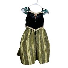 Vestido Frozen Anna para meninas dos parques da Disney aprox. Princesa verde preta tamanho 5 comprar usado  Enviando para Brazil