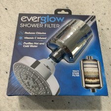 Filtro de chuveiro EVERGLOW alta saída reduz cloro alívio da pele seca NOVO comprar usado  Enviando para Brazil