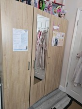 Ikea double wardrobe for sale  ROMFORD