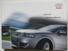 Manual do proprietário de carro Audi A3 abril de 2003 #242.561.8P0.20 comprar usado  Enviando para Brazil