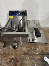 Freidora eléctrica WeChef 11,7 L temporizador de drenaje acero inoxidable comercial 1500 W segunda mano  Embacar hacia Mexico