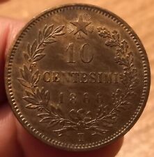 Moneta centesimi 1866 usato  Olbia