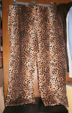 Pantalon motif léopard d'occasion  Cergy-