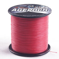 Linha de pesca trançada Pro 100M-2000M vermelha 6LB-300LB PE Dynema Agepoch comprar usado  Enviando para Brazil