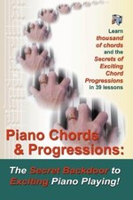 Piano chords progressions for sale  ROSSENDALE