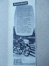 4/1961 PUB FRANCIS BARNETT COVENTRY 199cc FALCON 87 MOTORCYCLE MOTO ORIGINAL AD comprar usado  Enviando para Brazil