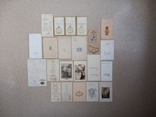 Lot menus anciens d'occasion  Paris XVII