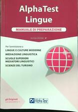 Lingue. manuale preparazione usato  Italia