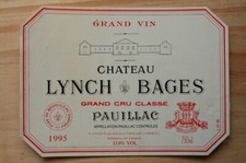 étiquette château lynch d'occasion  Saint-Just-de-Claix