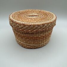 Vintage lidded basket for sale  Santa Barbara