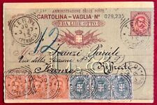 Storia postale cartolina usato  Salizzole