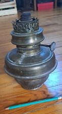Lampe pétrole laiton d'occasion  Sainte-Bazeille