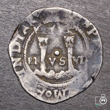México, 1 verdadeiro Charles & Johanna, 1542-1555, moeda de prata colonial espanhola comprar usado  Enviando para Brazil