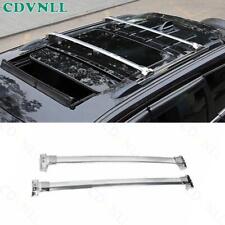 Barras transversais rack de carga teto aço prata 2011-2021 para Jeep Grand Cherokee comprar usado  Enviando para Brazil