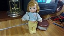 Vintage Pat Pend 12" Boneca Loira Girl Walker, década de 1950, olhos verdes! comprar usado  Enviando para Brazil