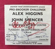 Alex higgins john for sale  BRISTOL